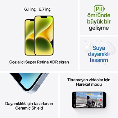 Apple iPhone 14 Plus 256GB Yıldız Işığı  MQ553TU/A